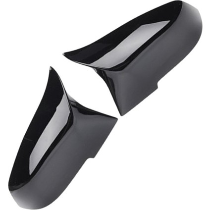 Araba Kapı Aynası Kapakları Parlak Siyah Yedek Dikiz Yan Ayna Kapakları Kapaklar Dikiz Değiştirme Değiştirme (Yurt Dışından) fırsatları