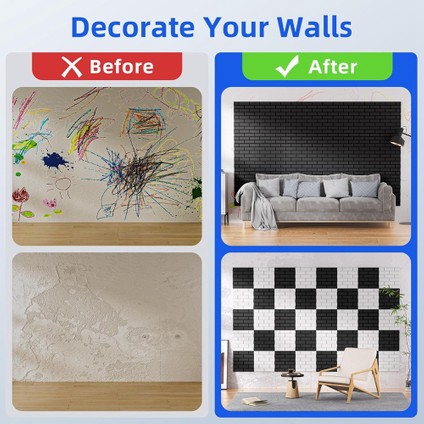 12 Paket Akustik Paneller Kendinden Yapışkanlı 12 x 12 x 0 4 Inç Ses Geçirmez Duvar Panelleri Ev Stüdyosu Ofis Dekoru Siyah (Yurt Dışından) indirimleri