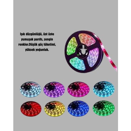 Rgb Smart Şerit LED – Tv Arkası ve Dekoratif Alanlar Için Işık Şeridi fırsatları