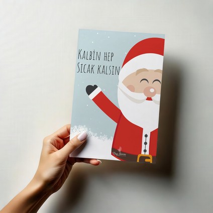 4'lü Yılbaşı Kutlama Kartı Seti/ Kartpostal fırsatları