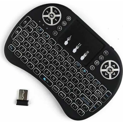 Kablosuz Türkçe Q Klavye Rgb Işıklı Televizyon Ps3 Dokunmatik Mouse fiyatları