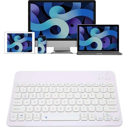 Bluetooh Wıreless Keyboard Siyah Q Klavye Ios Ipad Android Windows Uyumlu modelleri