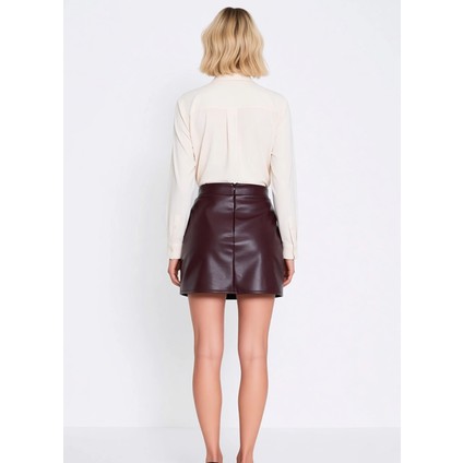 Kadın Yüksek Bel Mini Etek Düz Kesim Fonksiyonel Dayanıklı Kaliteli Konforlu Estetik Rahat indirimleri