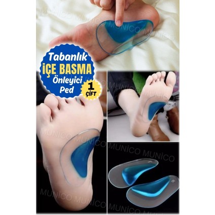 Düz Ayaklar Için Jel Ortez Tabanlık Ayak Kemeri Desteği Silikon Ortopedik Tabanlık Silikon Pedler fiyatları