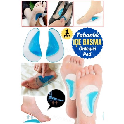 Düz Ayaklar Için Jel Ortez Tabanlık Ayak Kemeri Desteği Silikon Ortopedik Tabanlık Silikon Pedler fırsatları