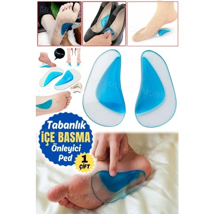 Düz Ayaklar Için Jel Ortez Tabanlık Ayak Kemeri Desteği Silikon Ortopedik Tabanlık Silikon Pedler indirimleri