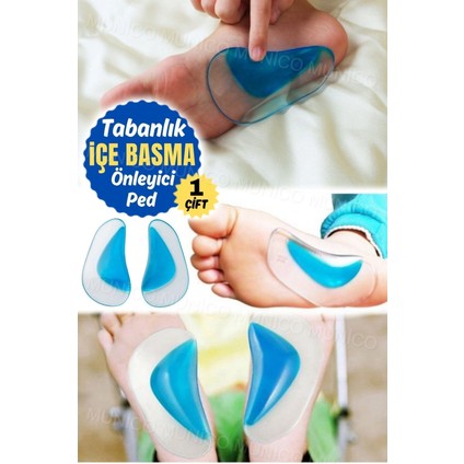 Ayak Bakımı Için Silikon Ortopedik Pedler Spor ve Fitness Için Jel Ortez Destekleyen Jel Tabanlık