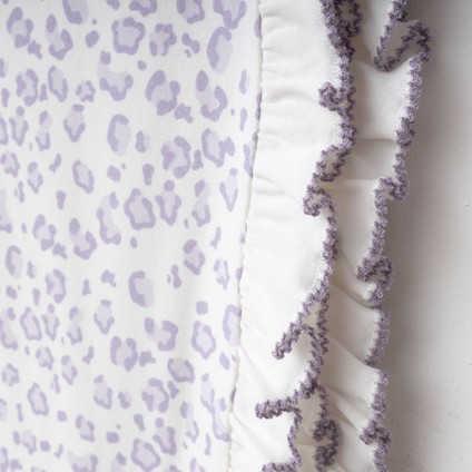 Leopar Desenli Fırfırlı %100 Pamuk 90X100 Battaniye modelleri