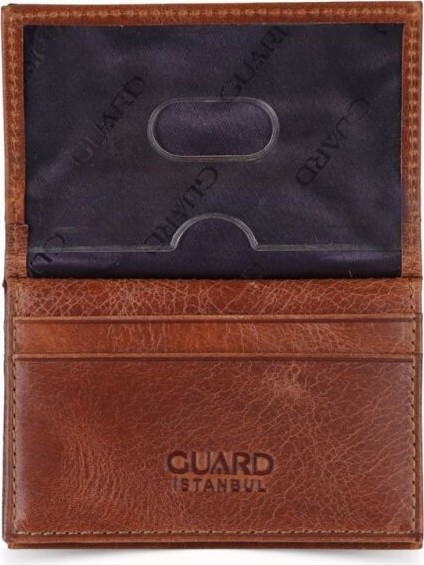 Guard Taba Hakiki Deri Mini Boy Kredi Kartlık - GRD260404WT602 görsel 5