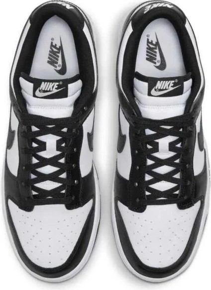 BENZSNEAKERS Nike Dunk Low Retro Siyah Beyaz Panda Erkek Günlük Spor Ayakkabı Deri Tabanlı Konforlu Tasarım görsel 8