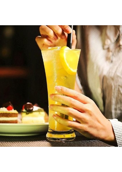 Yaratıcı Moda Şeffaf Cam Basit Kokteyl Cam Içme Çay Bardağı Milkshake Barware | Şeffaf (Yurt Dışından) fırsatları