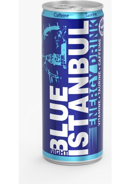 Blue Night Istanbul Enerji Içeceği 250 ml 24'lü modelleri