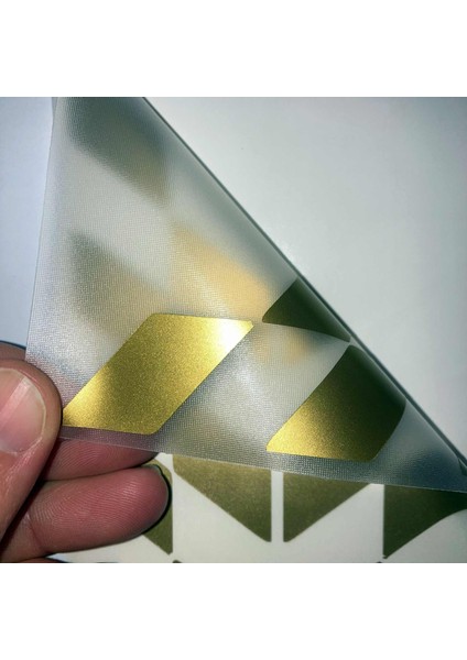 Yaldızlı Gold Damalı Kask Motosiklet Sticker Takımı Çınar Extreme modelleri