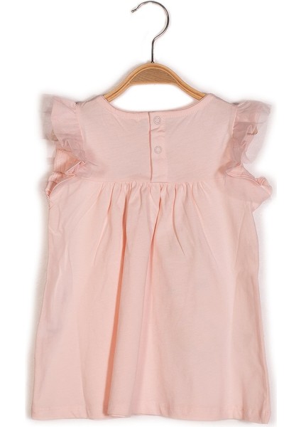 Kız Bebek Deniz Kızı Baskılı Pembe Kolsuz Elbise fiyatları