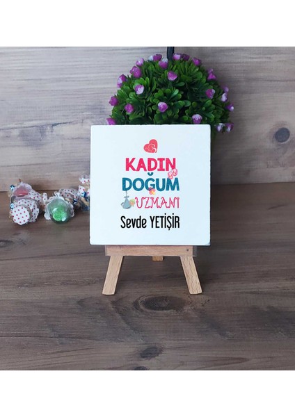 Kişiye Özel Kadın Doğum Uzmanı Dekoratif Taş Baskı Kadın Doğum Uzmanına Tıp Bayramı Hediyesi