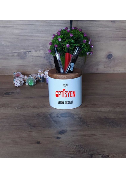 Kişiye Özel Optisyen Kalemlik Optisyene Tıp Bayramı Hediyesi