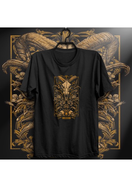 Koç Burcu, Aries, Astoloji, Gotik Burç Tişört