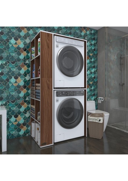 Kenzlife çamaşır-kurutma makinesi dolabı bolodenka sol cvz 180*090*60 banyo kapaksız arkalıksız