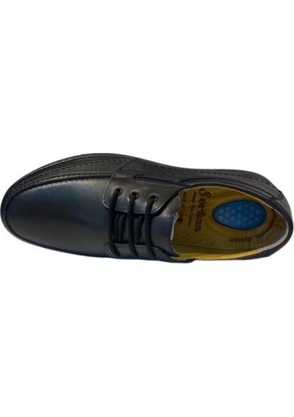 427 Erkek Siyah (40-44) Deri Comfort Ayakkabı