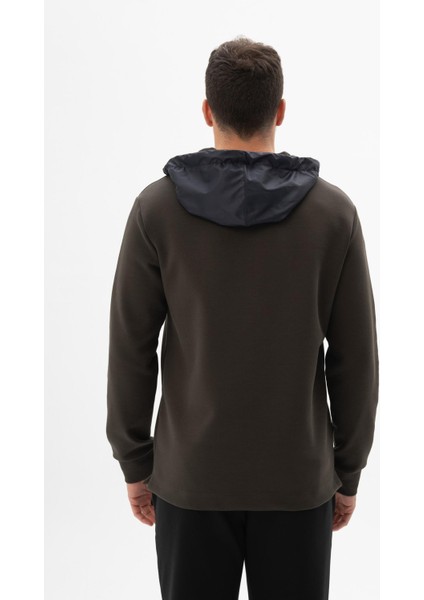Erkek Kapşonlu Kanguru Cepli Sweatshirt K26254987401