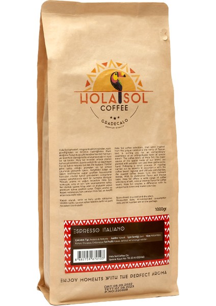 Espresso Italıano 1000 gr Çekirdek fiyatları