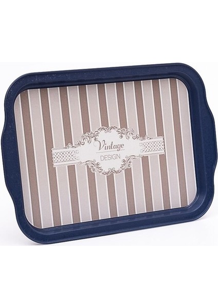 EE162-5B Elegance Blue Desenli Dikdörtgen Tepsi 22X32 cm modelleri