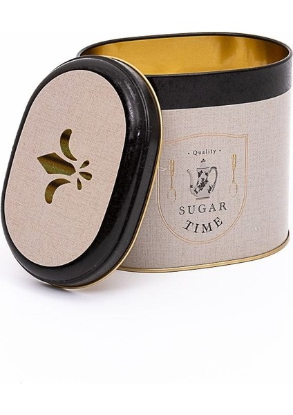 ER004-6F Azura Sugar Desenli Oval Metal Saklama Kabı 11X15 cm modelleri