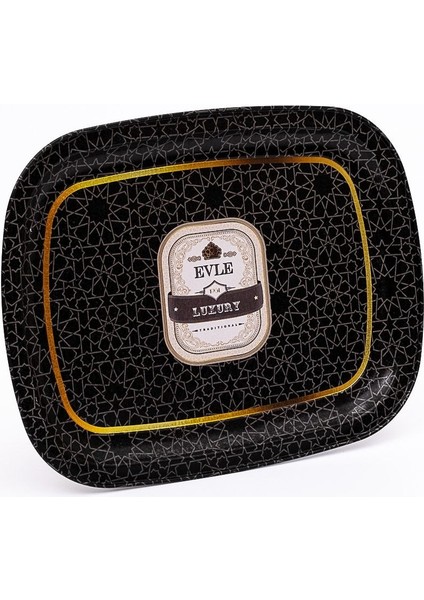 EE171-V2 Trellis Desenli Oval Tepsi 24X31 cm