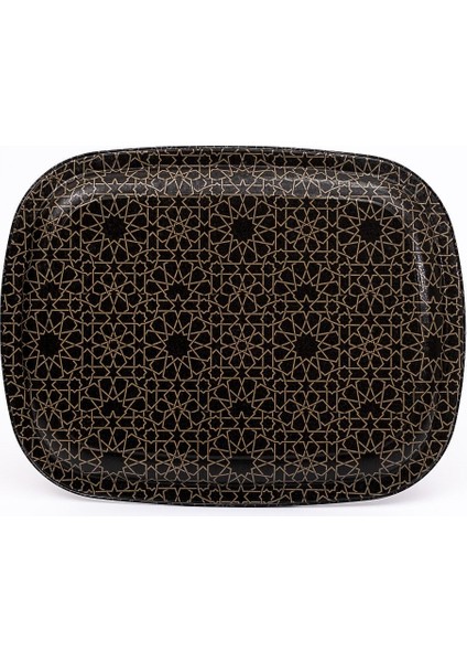EE171-V2 Trellis Desenli Oval Tepsi 24X31 cm
