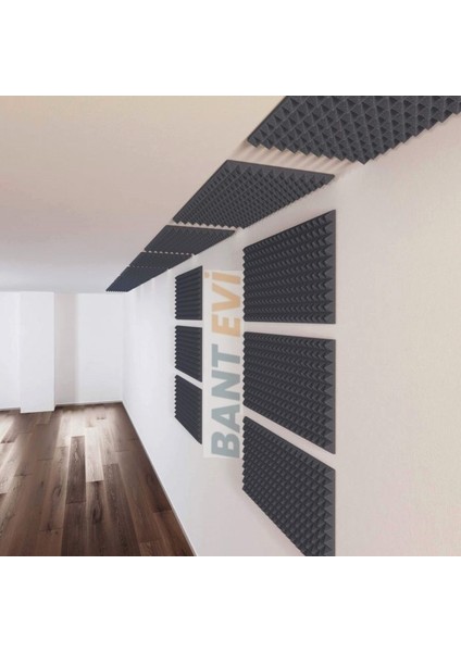 Piramit Sünger 100X100cm Yapışkansız Akustik Ses Yalıtım Süngeri 40 mm modelleri