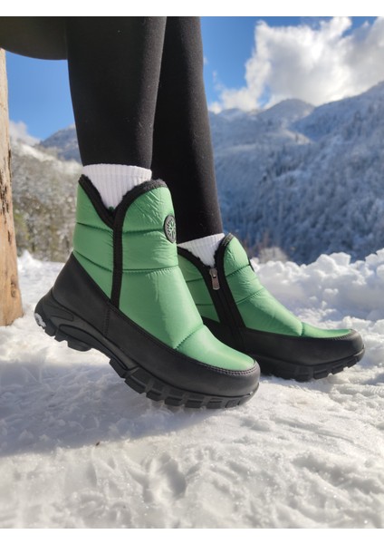 Su ve Kar Geçirmez Kar Botu Geniş Kalıp