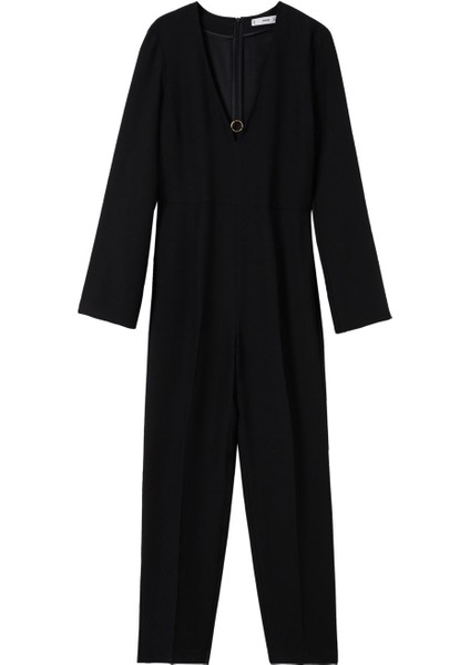 Metalik Aplikeli Akışkan Tulum