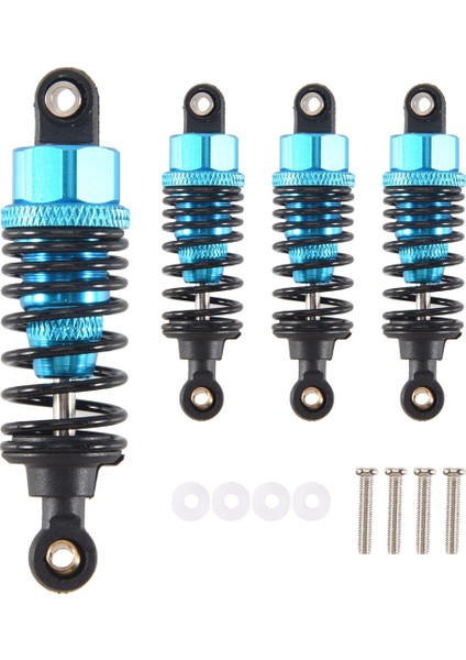 4pcs Alüminyum Alaşım Şok Emiciler Damper Damper Tamiya Tt-01 TT01 Tt-02 TT02 1/10 Rc Araba Yükseltme Parçaları, Mavi (Yurt Dışından)