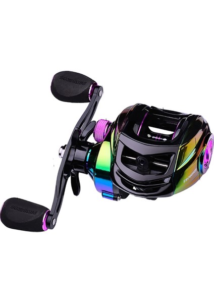 DW130S Stili Sağ El Proberos 10KG Max Sürükle Baitcasting Reel 7.2:1 Yüksek Hızlı Ultralight Renkli Balıkçılık Reel 9 + 1bb Metal Makara Yemi Döküm Makarası (Yurt Dışından)