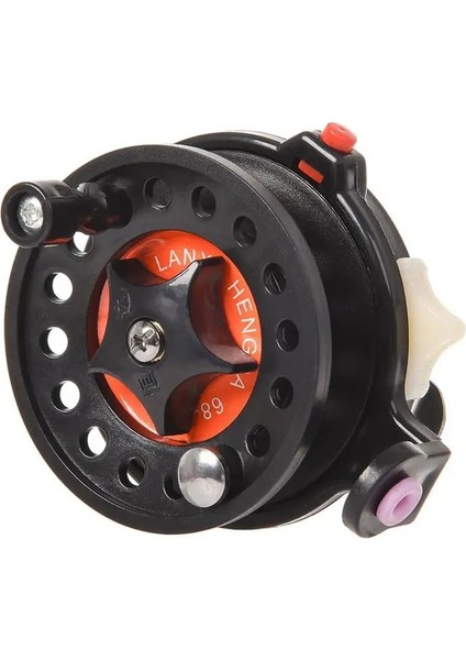 Siyah Stil Balıkçılık Makaraları Rulmanlar Mini Balıkçılık Reel Taşınabilir Sazan Kış Buz Balıkçılık Reel Biriktirme Olta Takımı Aksesuarları (Yurt Dışından)