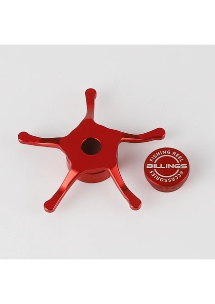 Kırmızı Stil Sol El Dıy Alüminyum Yıldız Sürükle + Daiwa Makarası Için Ayar Düğmesi Düşük Profilli Baitcast Balıkçılık Reel Tatula Ct Sv Steez Zillio Alphas (Yurt Dışından)