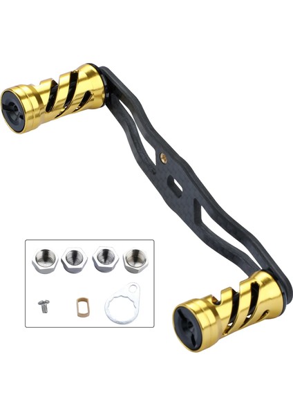 Altın Tarzı Sougayilang Yeni Balıkçılık Reel Kolu Alüminyum Alaşımlı Baitcasting Reel Için Güçlü Dayanıklı Balık Makarası Kolu Aksesuar Mücadele (Yurt Dışından)