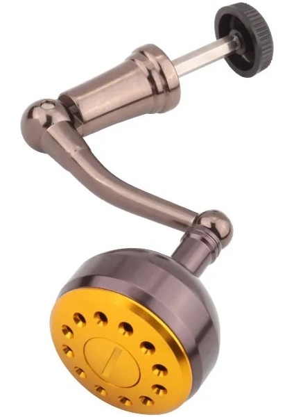 Altın Tarzı Kawa Yeni Olta Makarası Kolu, G Makaraları Için Alaşım Düğmeleri ile Sap Mili 6 Kenar Olta Takımı Aksesuarı (Yurt Dışından)