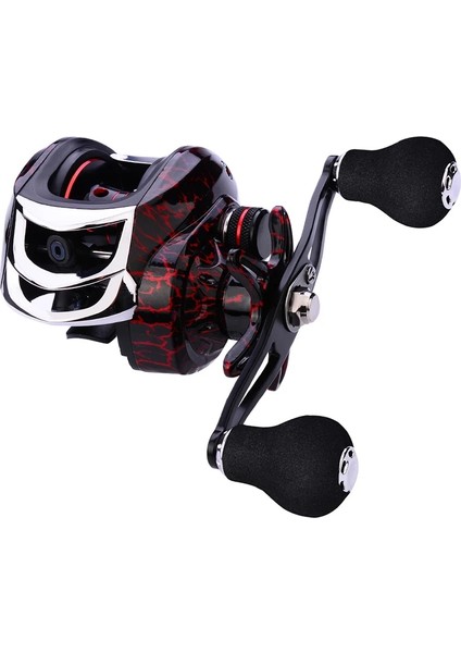 Kırmızı Stil Sol El Proberos Baitcast Balıkçılık Makarası Karbon Kabuk Hafif Max Sürükle Baitcasting Makarası Döküm Tekerleği Olta Takımı (Yurt Dışından)