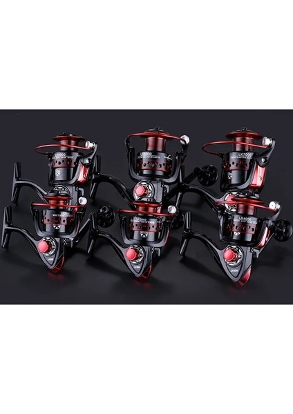 Siyah Stil 2000 Serisi Golden Shark King Fishing Reel G Wheel G Wheel, Sea Pole, Wheel Road, Yalanhai Wheel, Olta, Roller Rod (Yurt Dışından)