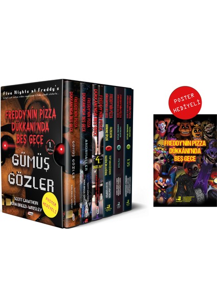 Freddy Pizza Dükkanı - 6 Kitap - Scott Cawthon