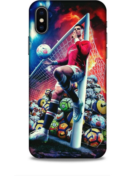 Apple iPhone x Zore Futbolcular 4 Ronaldo Silikon Kılıf