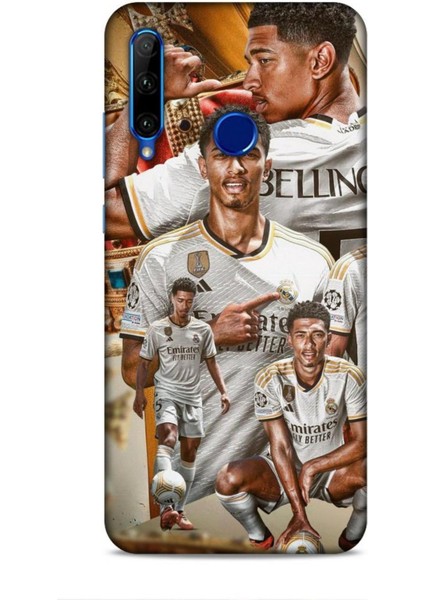 Honor 20 Lite Omega Futbolcular 12 Jude Bellingham Beyaz Tasarım Kılıf