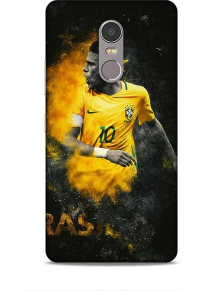 Lenovo K6 Note Milce Futbolcular 20 Jr Neymar Sarı Renkli Kılıf