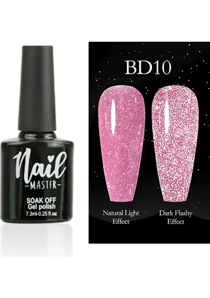 Nail Master Kalıcı Oje Flash Disco Club Serisi 7,3ml