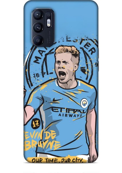 Oppo Reno 6 Vega Futbolcular 30 Kevin De Bruyne Kenarları Şeffaf Kapak
