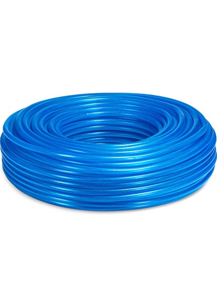 Pvc Şeffaf Örgülü Hortum 5/8 (16MM) 100 Metre
