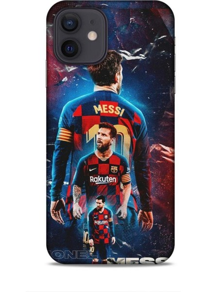 Apple iPhone 12 Kılıfı Futbolcular 2 Lionel Messi Barcelona Kapak