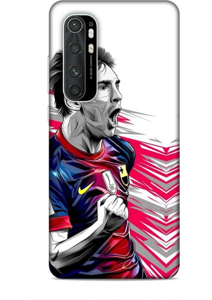 Xiaomi Mi Note 10 Lite Enjoy Futbolcular 19 Lionel Messi Lacivert Tam Koruma Kılıf
