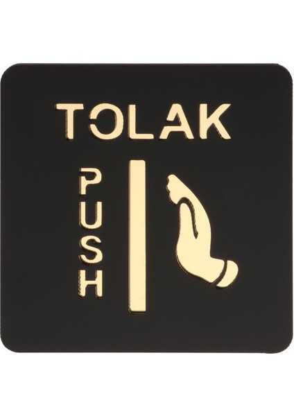 Kapılar Çekme Tabelaları Restoranlar Cafe Için Kapı Çıkartması Bir Itme (Yurt Dışından)